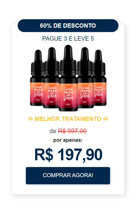 Comprar Kit com 5 Frascos do Super Tesão de Vaca